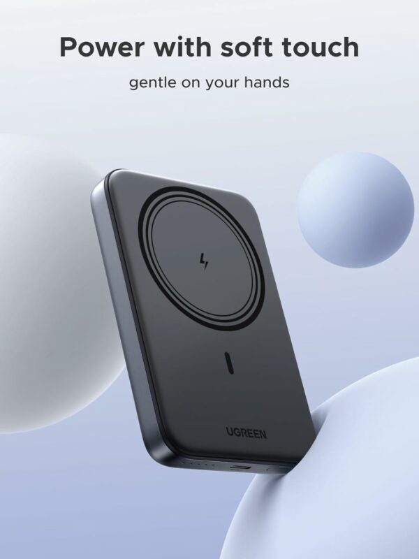ugreen 25919 10000mah magnetic wireless power bank space gray