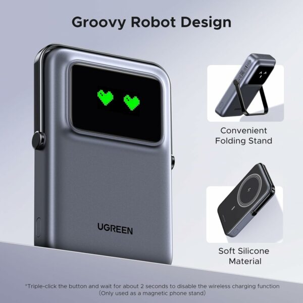 ugreen 45327 uno magnetic wireless power bank