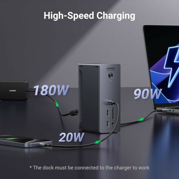 ugreen 25054uk 13 in 1 thunderbolt 4 docking station uk