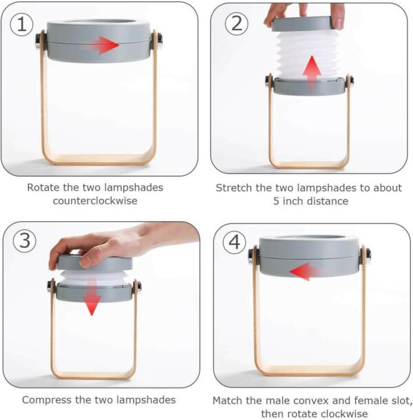 foldable lantern lamp