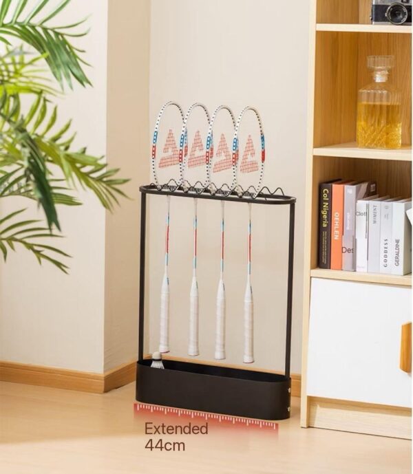 badminton racket storage rack