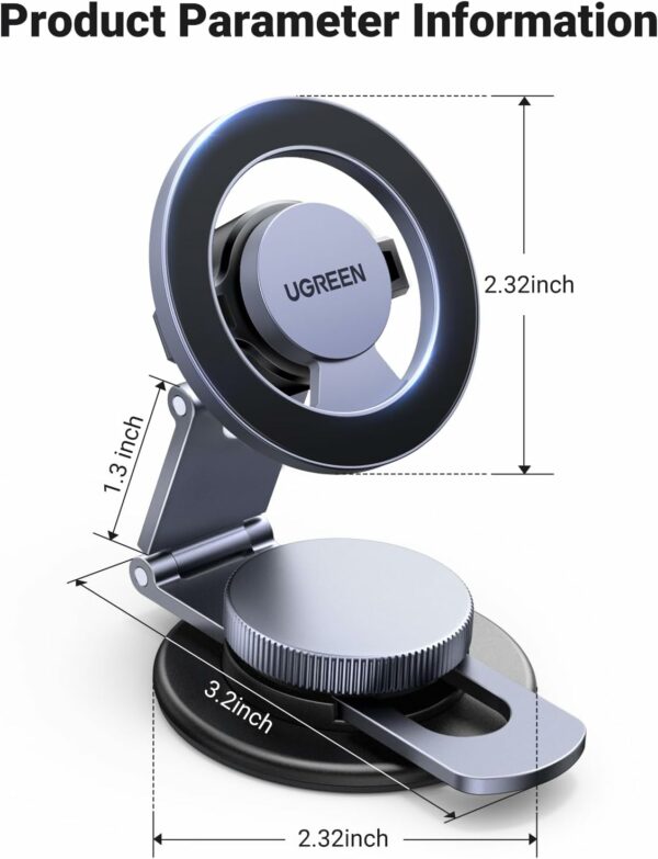 ugreen 45577 dashboard magnetic car phone mount