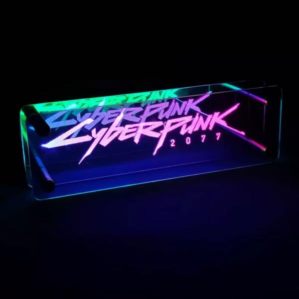neon led desk light