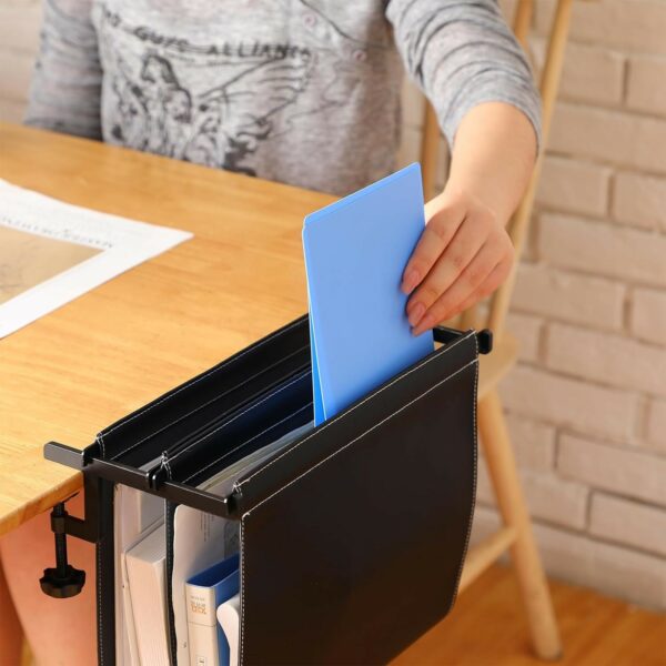 under table hanging file organizer