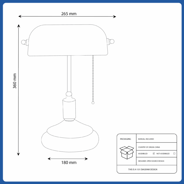 bankers lamp