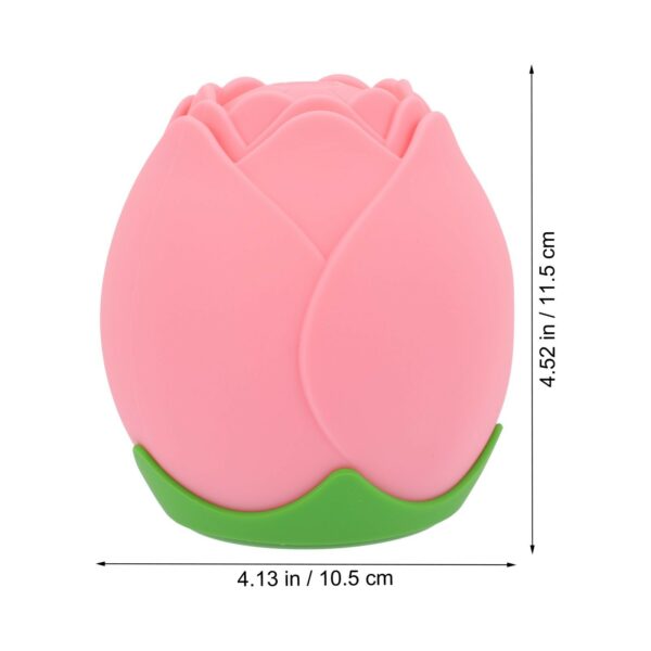 light rose shape bedside lamp 3 gear adjustable