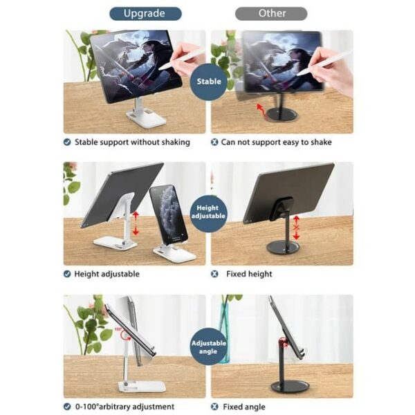 desktop phone and tablet holder (random colors)