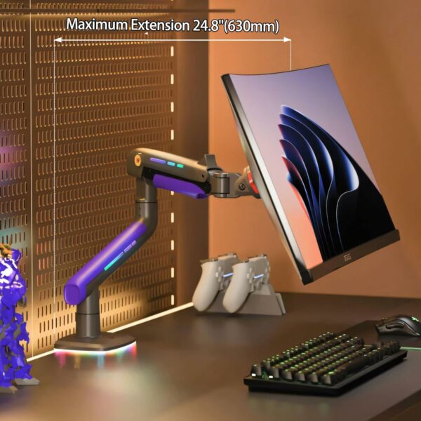 north bayou g60 gaming monitor arm (32" 60")