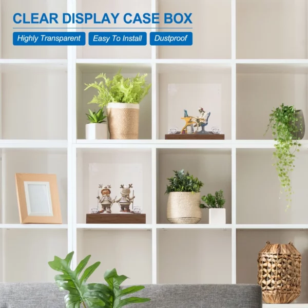acrylic wooden display cabinet
