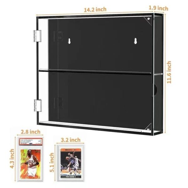 wall mounted acrylic display box