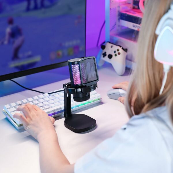 maono dgm20 gaming usb microphone (black)