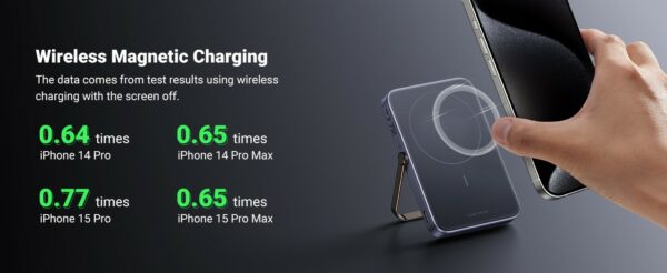 ugreen 35605b 5000mah magnetic wireless power bank