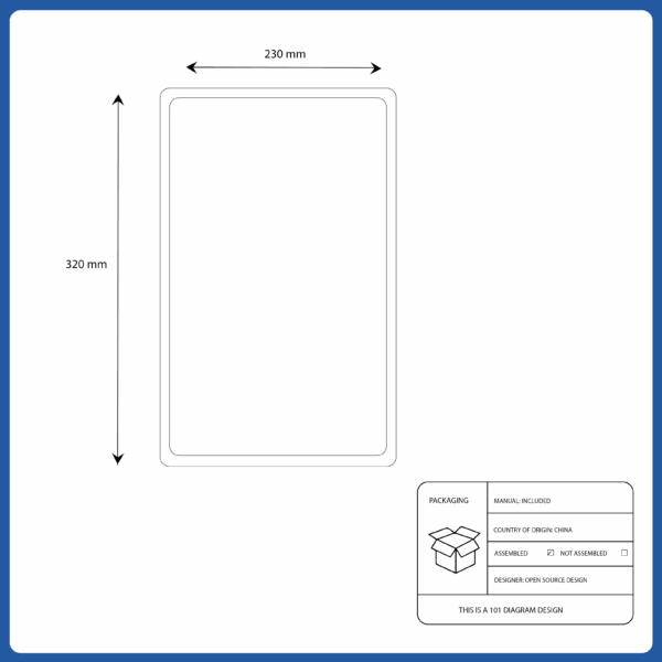 ambient light photo frame (random models)