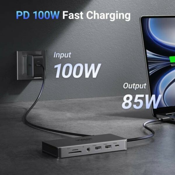 ugreen 15965 11 in 1 usb c hub (10gbps usb 3.2, dual hdmi)