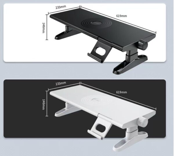 adjustable monitor/laptop stand