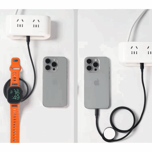 smallclip 2 in 1 smartwatch charging dock