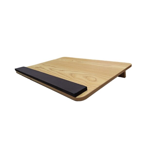 wooden laptop stand