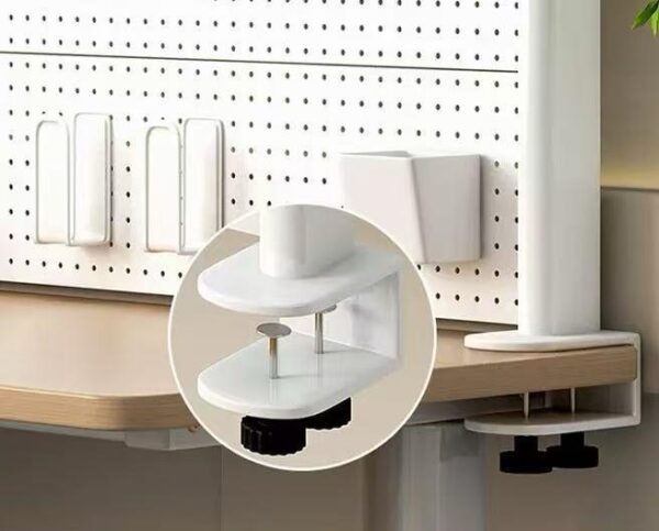 desktop pegboard storage rack