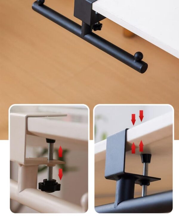 under desk clamp on hook