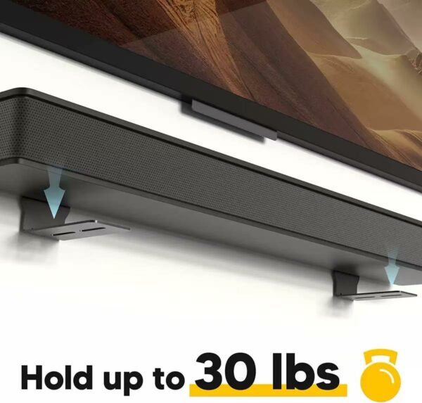 soundbar wall mounted bracket pair (20490500731)
