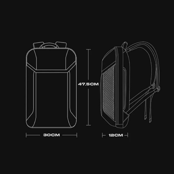 bange backpack 22l (bg 7710) (grey)