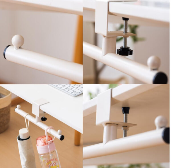 under desk clamp on hook