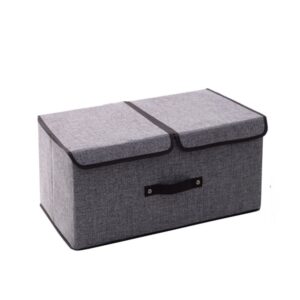 double lid folding storage box