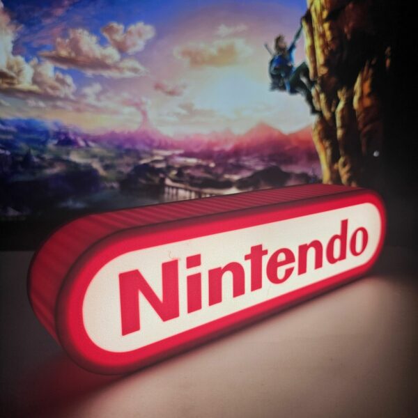nintendo logo light