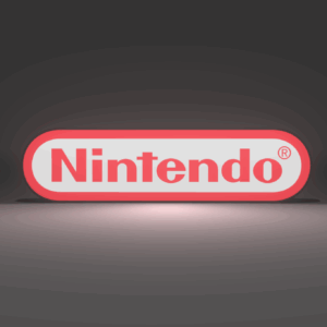 nintendo logo light