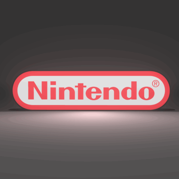 nintendo logo light