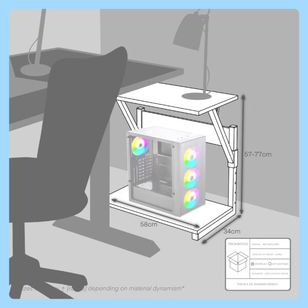 gaming mainframe tower stand