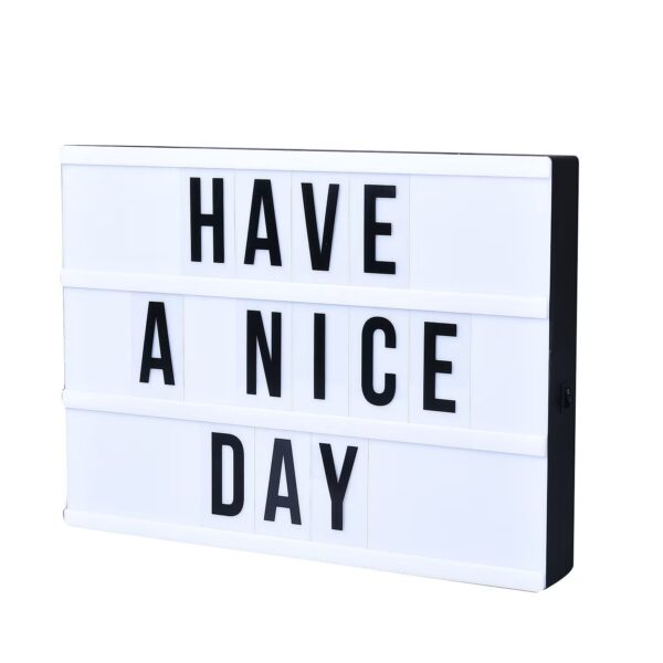 led message light box