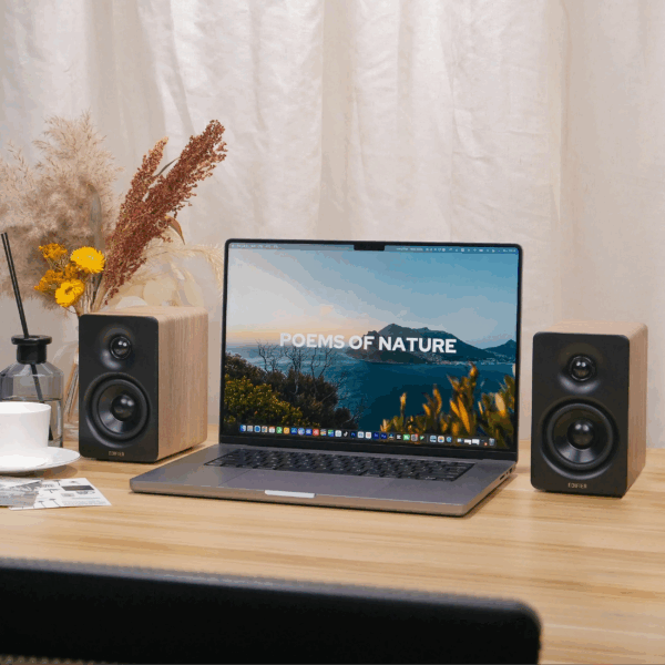 edifier m60 compact 2.0 desktop speakers