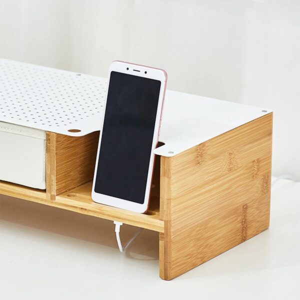 bamboo life desktop computer rack large