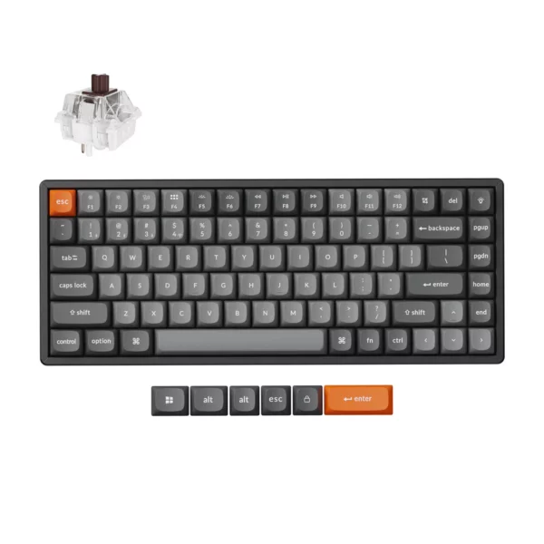 chatgpt said: keychron k2 max wireless mechanical keyboard (super brown, black)