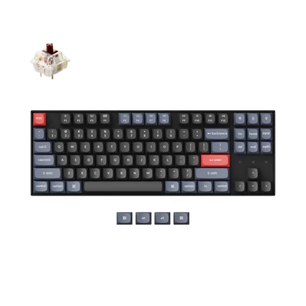 keychron k8 pro wireless mechanical keyboard (brown switch)