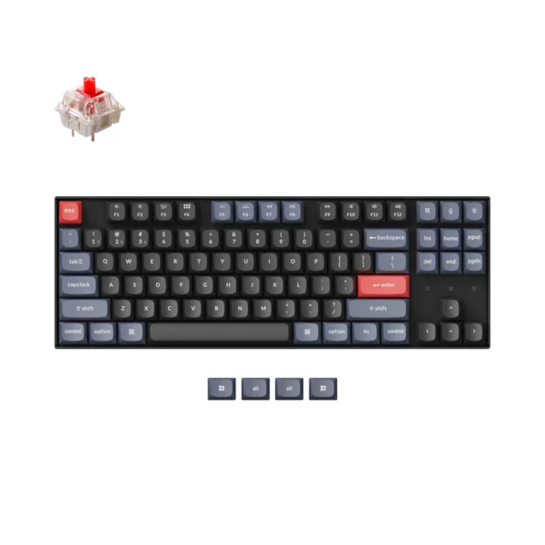 keychron k8 pro wireless mechanical keyboard (brown switch)