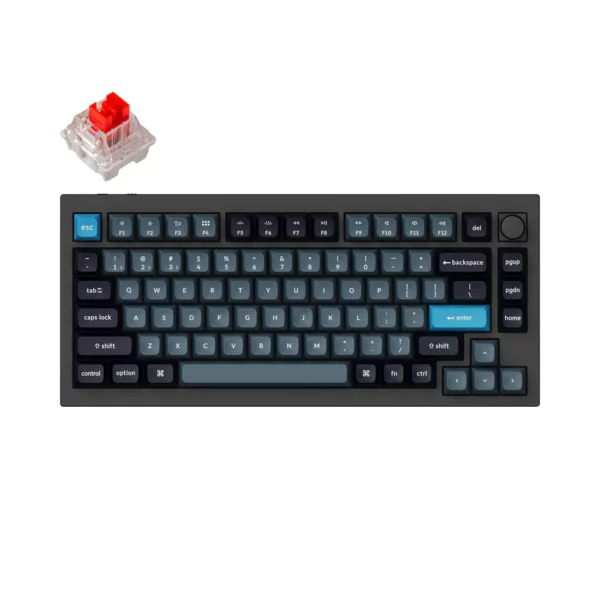keychron q1 pro wireless mechanical keyboard (brown switch)