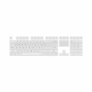 akko keyboard keycap set v2 clear (white)