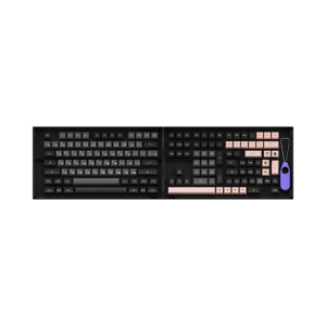 akko keycap set – black & gold hiragana (158 key) (copy)