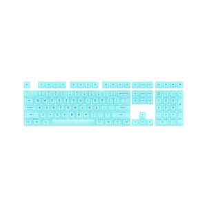 akko keycap set – clear asa mint (155 key)