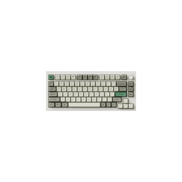 keychron q1 max wireless mechanical keyboard (gateron jupiter red, carbon black) (copy)