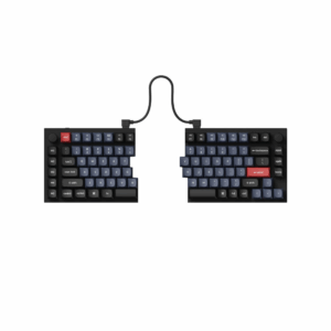 keychron q11 mechanical keyboard (gateron g pro red, carbon black a)
