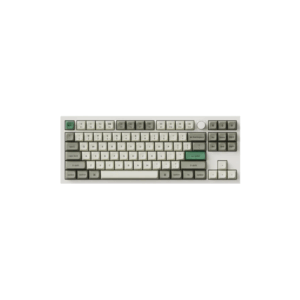 keychron q3 max wireless mechanical keyboard (gateron jupiter red, shell white)
