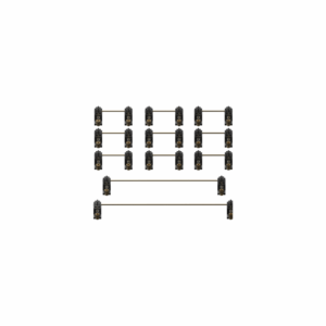 akko screw in stabilizer (black, pink, transparent)