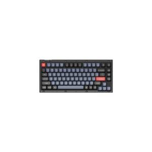 keychron v1 mechanical keyboard (k pro blue, frosted black translucent)