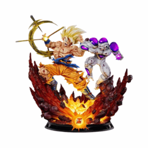 dragon ball z super saiyan goku vs freezer figure
