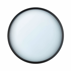 decorative convex mirror black 60 cm