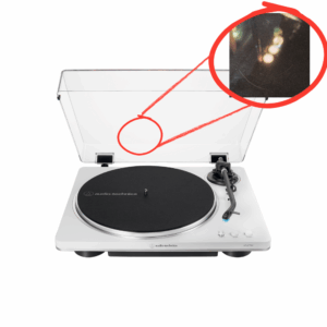 audio technica at lp70xbtws fully automatic wireless turntable (white/silver) (copy)