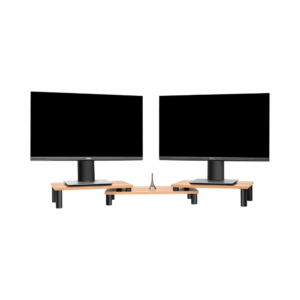 upergo id 42 solid wood monitor stand riser laptop stand